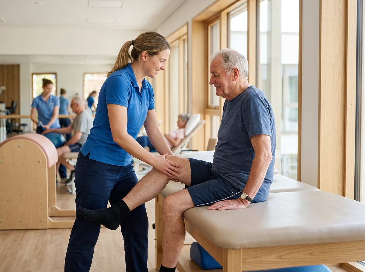 Physiotherapist assisting patien… 202606101128